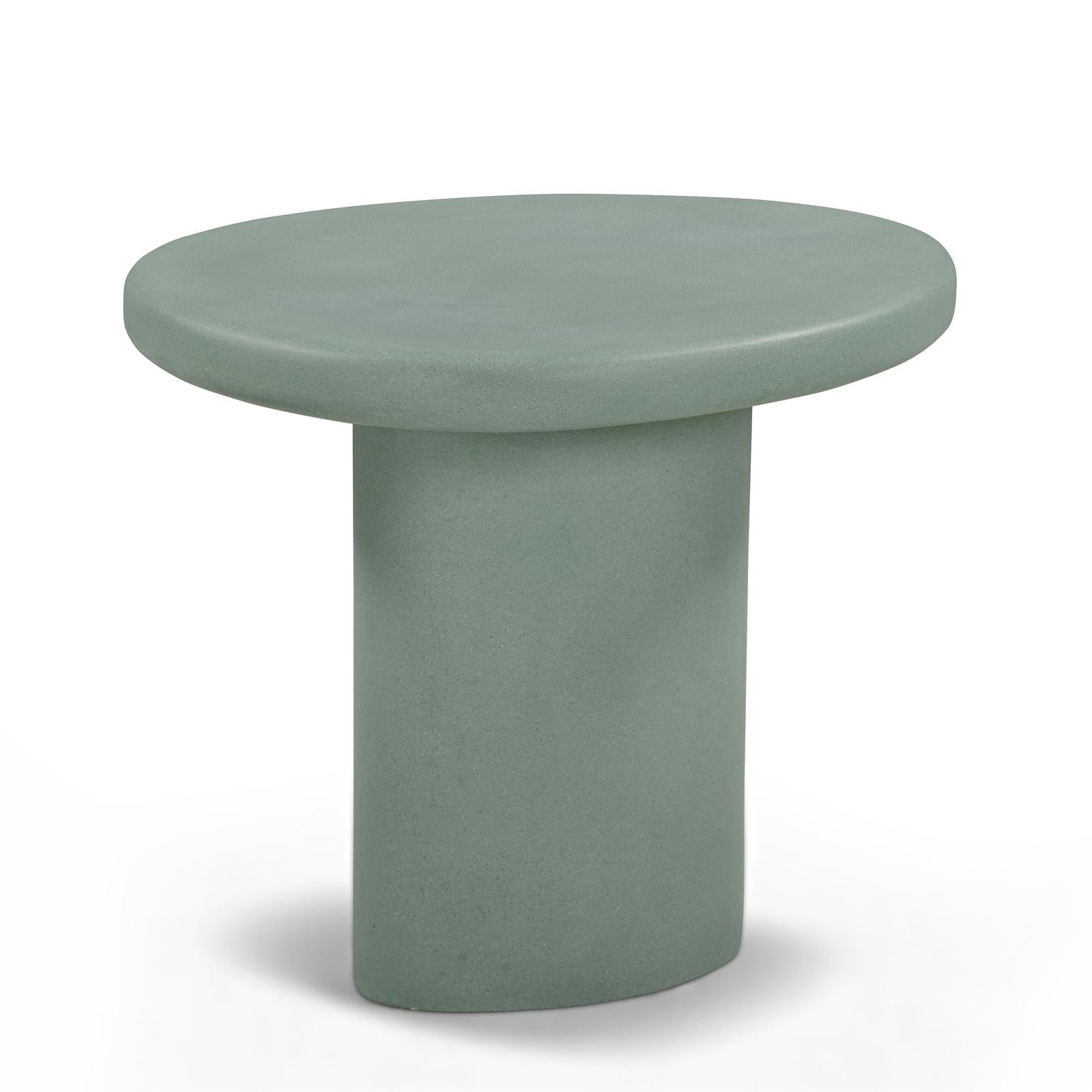TOV Furniture Jade Concrete Indoor/Outdoor Side Table