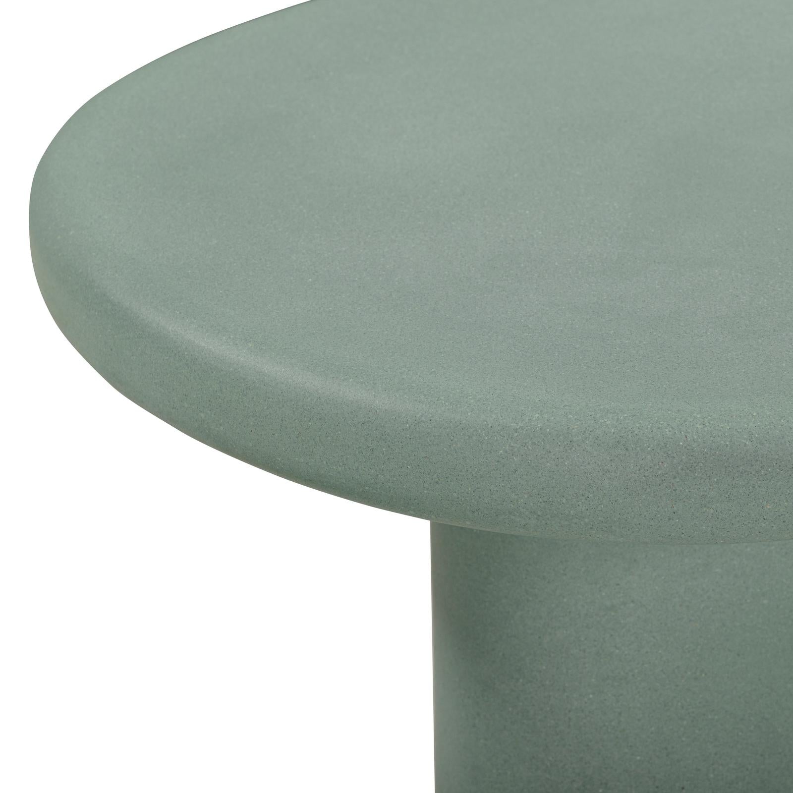 TOV Furniture Jade Concrete Indoor/Outdoor Side Table