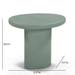 TOV Furniture Jade Concrete Indoor/Outdoor Side Table