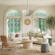 TOV Furniture Jade Concrete Indoor/Outdoor Side Table