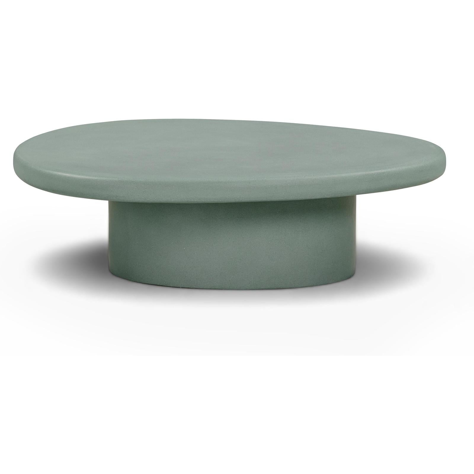 TOV Furniture Jade Concrete Indoor/Outdoor Coffee Table 