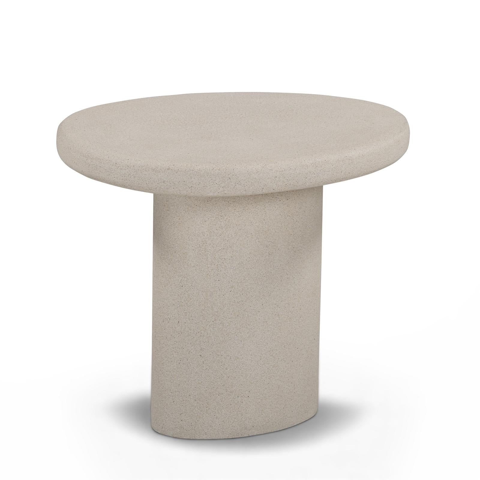 TOV Furniture Jade Concrete Indoor/Outdoor Side Table