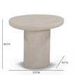 TOV Furniture Jade Concrete Indoor/Outdoor Side Table