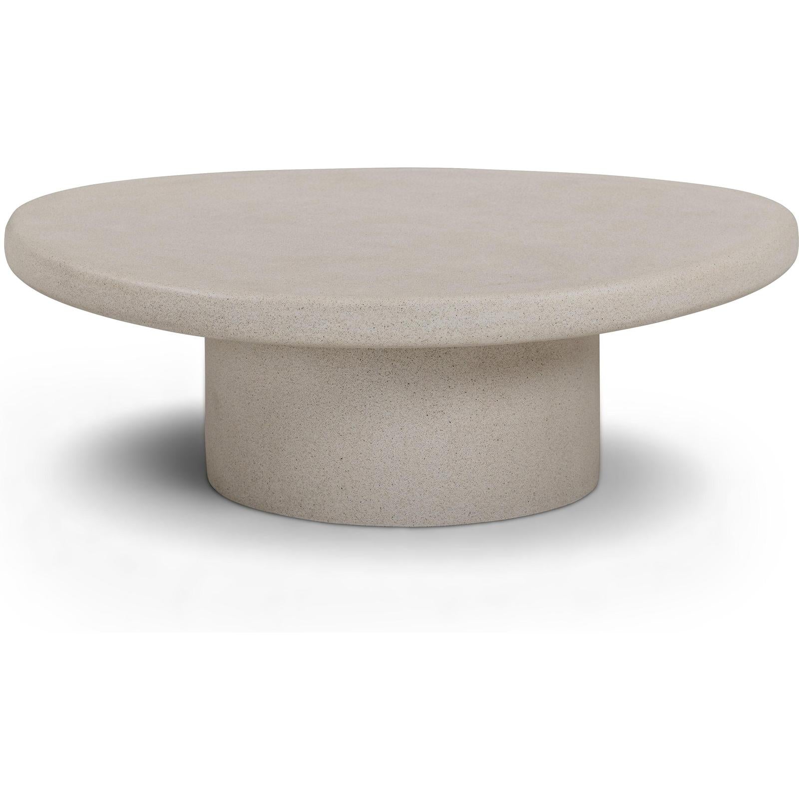 TOV Furniture Jade Concrete Indoor/Outdoor Coffee Table 