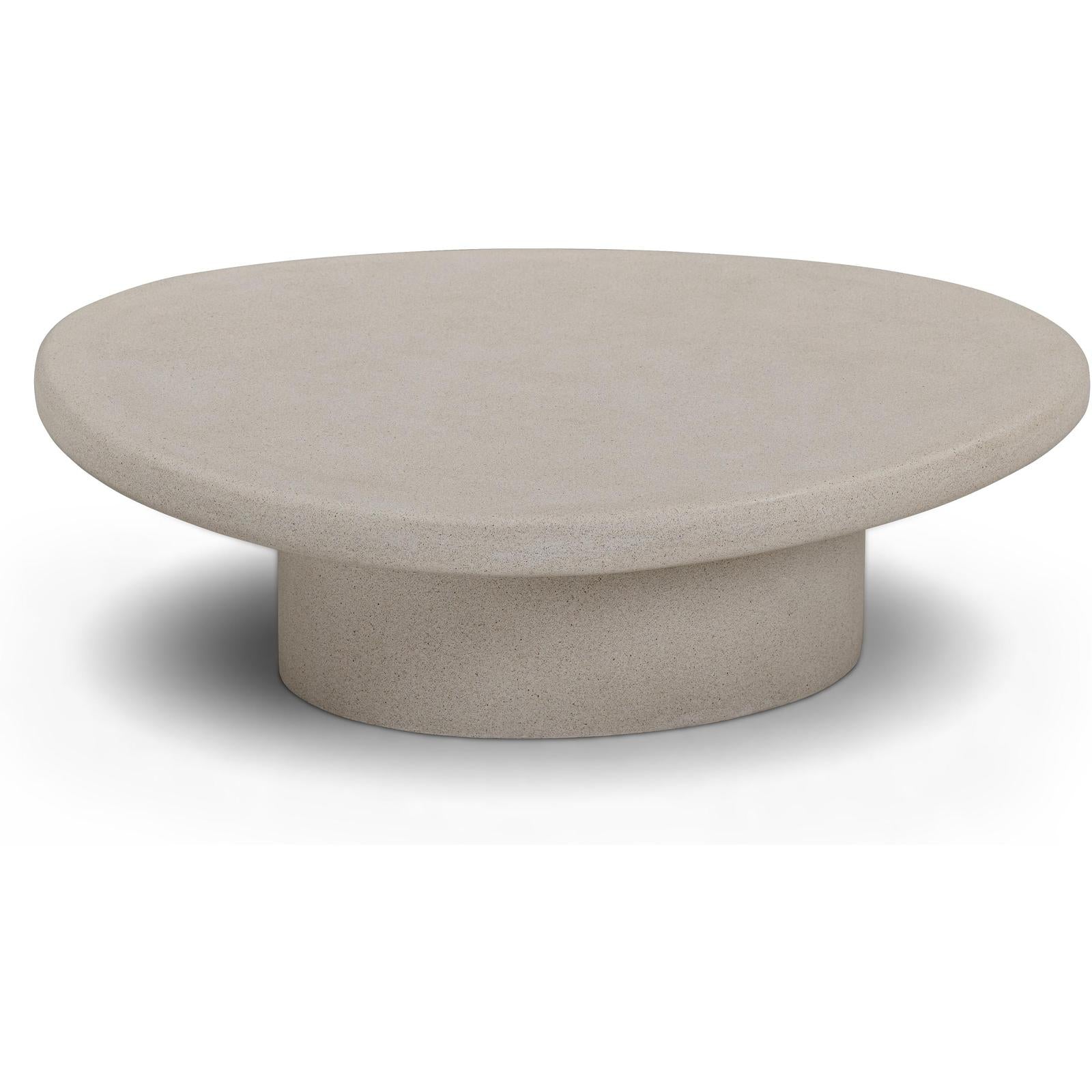 TOV Furniture Jade Concrete Indoor/Outdoor Coffee Table 