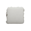 TOV Furniture Gertrude Striped Performance Linen Skirted Ottoman