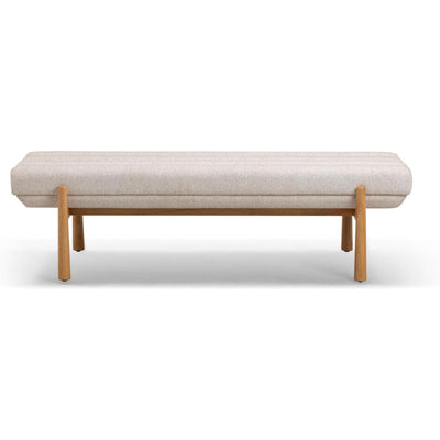 TOV Furniture Julianna 56" Textured Performance Fabric Bench