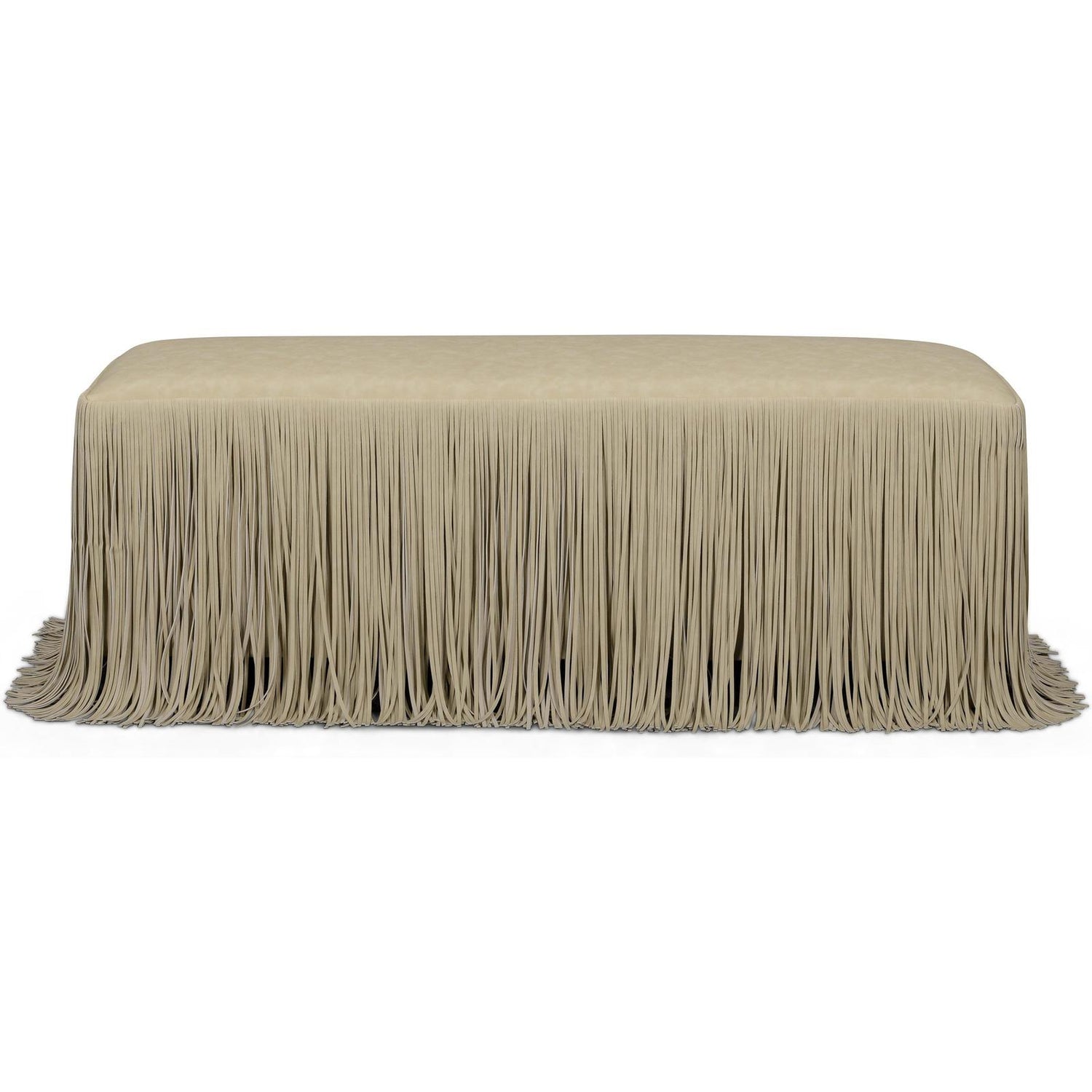 TOV Furniture Shag Me 50" Performance Vegan Leather Bench