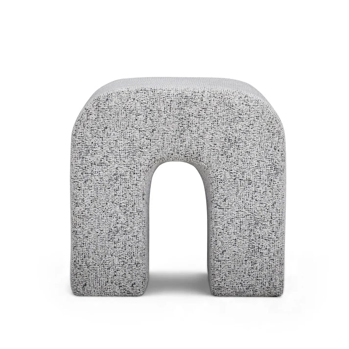 TOV Furniture Desi Woven Performance Fabric Ottoman