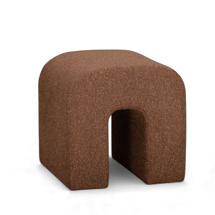 TOV Furniture Desi Woven Performance Fabric Ottoman