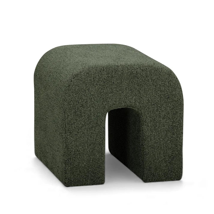 TOV Furniture Desi Woven Performance Fabric Ottoman
