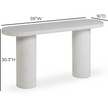 TOV Furniture Darcy Concrete Indoor/Outdoor Console Table
