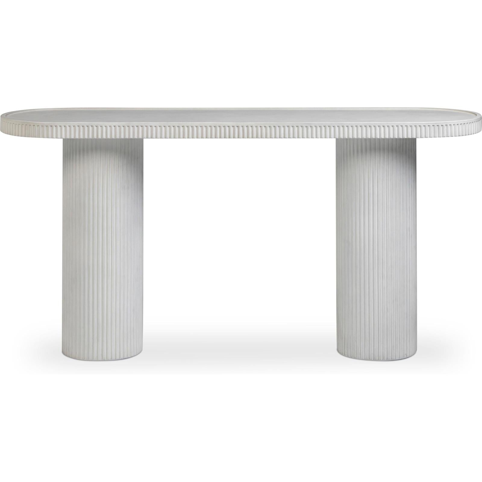 TOV Furniture Darcy Concrete Indoor/Outdoor Console Table