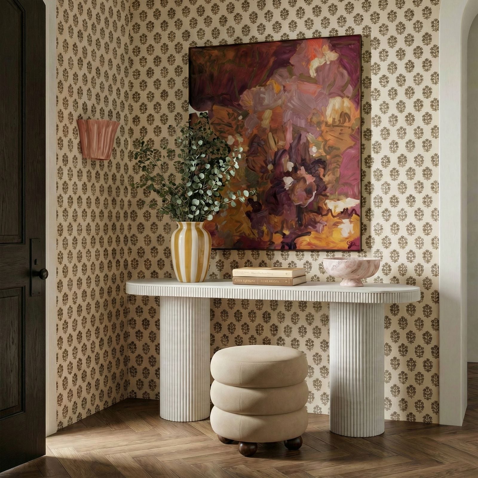 TOV Furniture Darcy Concrete Indoor/Outdoor Console Table