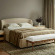 TOV Furniture Oodle Performance Vegan Mohair Bench