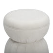 TOV Furniture Tomlin Ruched Performance Fabric Game Ottoman