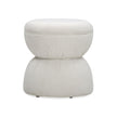 TOV Furniture Tomlin Ruched Performance Fabric Game Ottoman