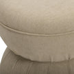 TOV Furniture Tomlin Ruched Performance Fabric Game Ottoman