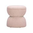 TOV Furniture Tomlin Ruched Performance Fabric Game Ottoman