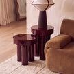 TOV Furniture Casper High Gloss Nesting Side Table Set