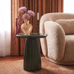 TOV Furniture Addison Green Concrete Indoor/Outdoor Side Table