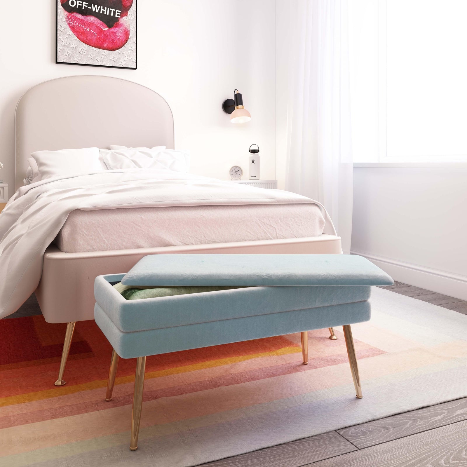 TOV Furniture Ziva Storage Bench