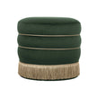 TOV Furniture Lakka Velvet Ottoman