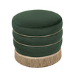 TOV Furniture Lakka Velvet Ottoman