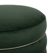 TOV Furniture Lakka Velvet Ottoman