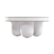 TOV Furniture Jasper White Glossy Coffee Table