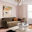 TOV Furniture Jasper White Glossy Coffee Table