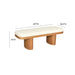 TOV Furniture Ollie White Boucle Wooden Bench