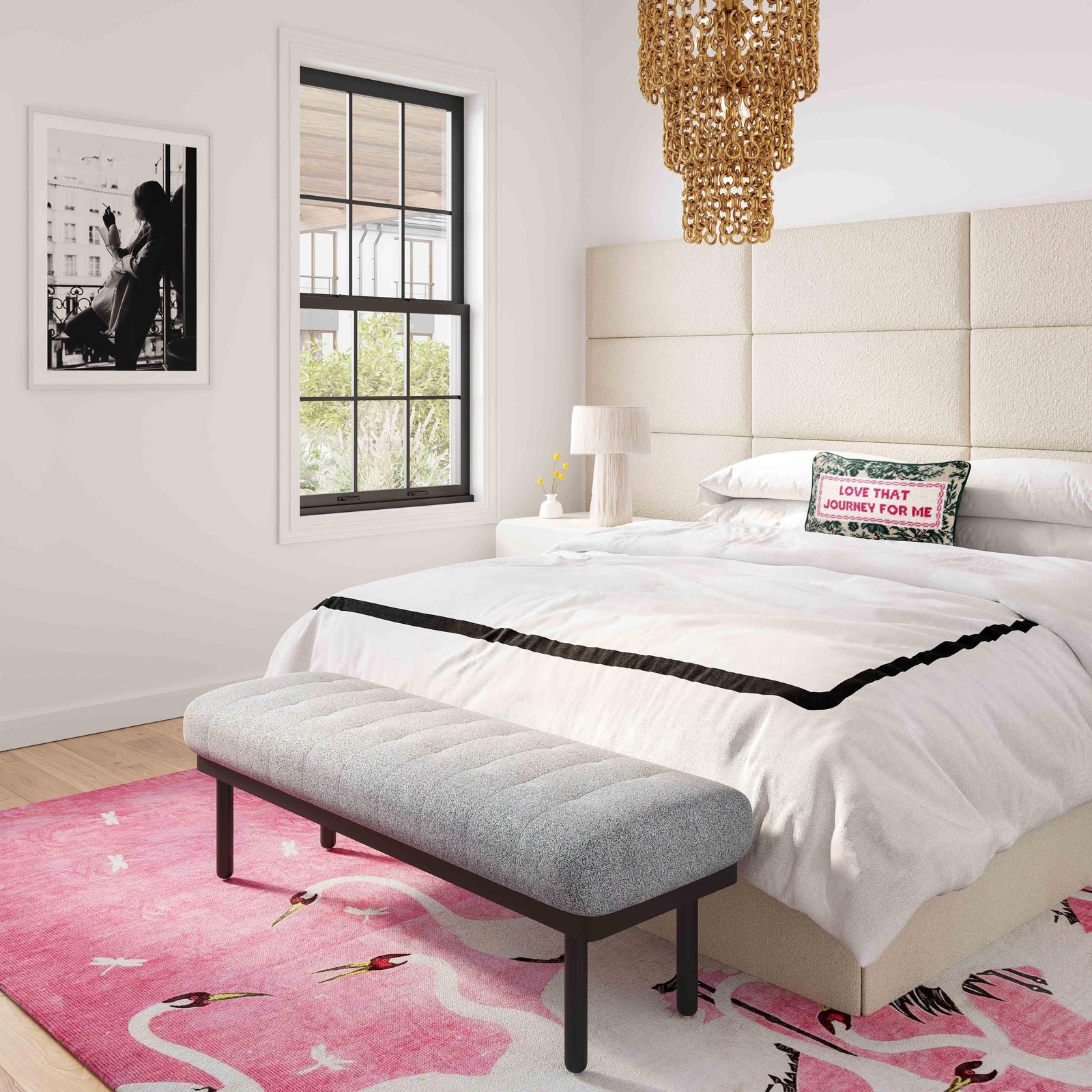 TOV Furniture Olivia Bench