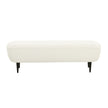 TOV Furniture Denise Cream Boucle Bench