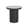 TOV Furniture Nautilus Antique Silver Mirrored Side Table