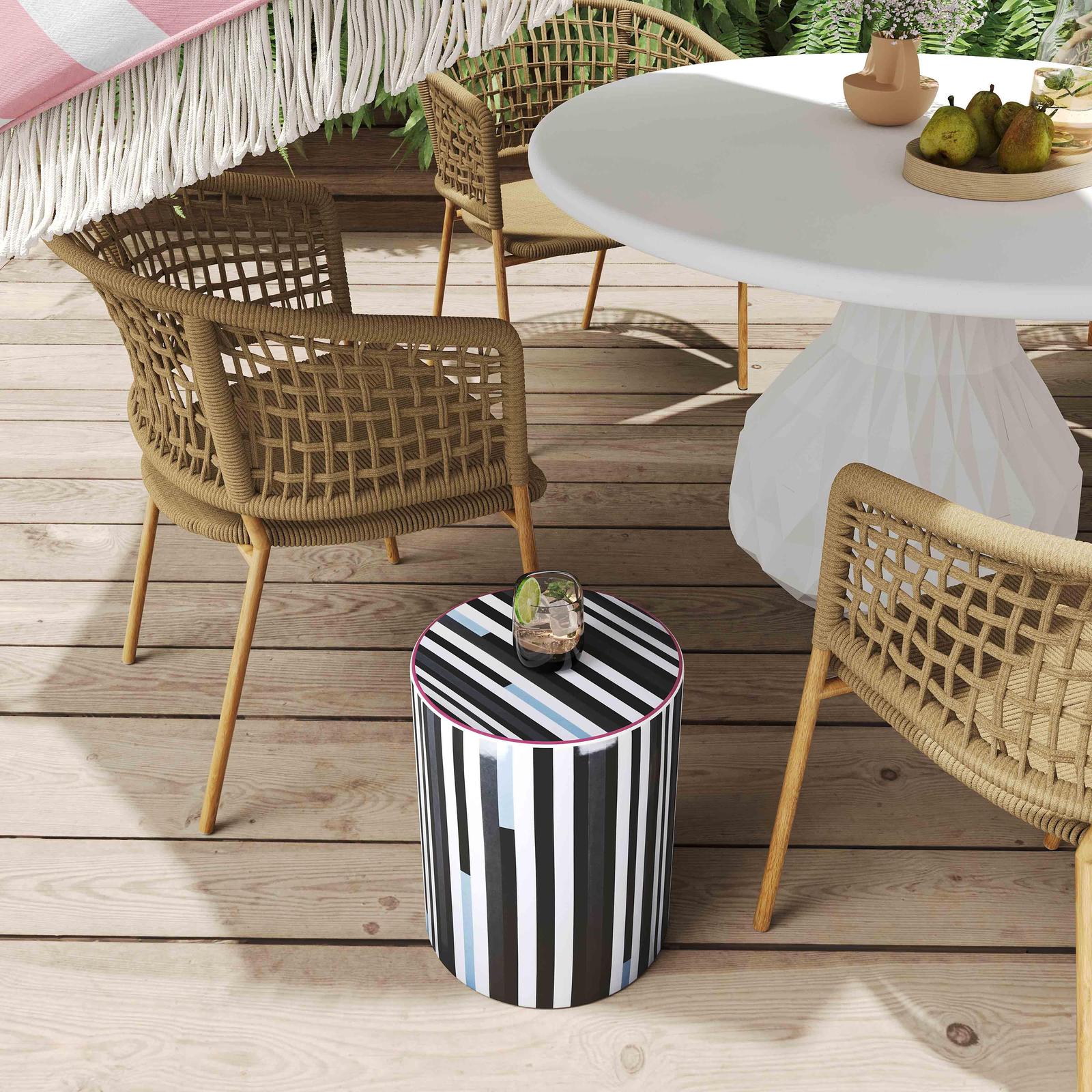 TOV Furniture Taurus Ceramic Stool