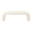 TOV Furniture Leigh Velvet Channeled Bench