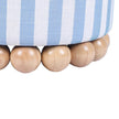 TOV Furniture Dex Striped Linen Ottoman