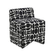 TOV Furniture Pippa Geometric Jacquard Weave Stool