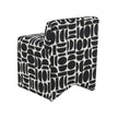 TOV Furniture Pippa Geometric Jacquard Weave Stool