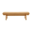 TOV Furniture Julianna Sunflower Yellow Heavy Linen Bench