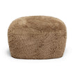 TOV Furniture Britt Contract-Grade Vegan Shearling Ottoman
