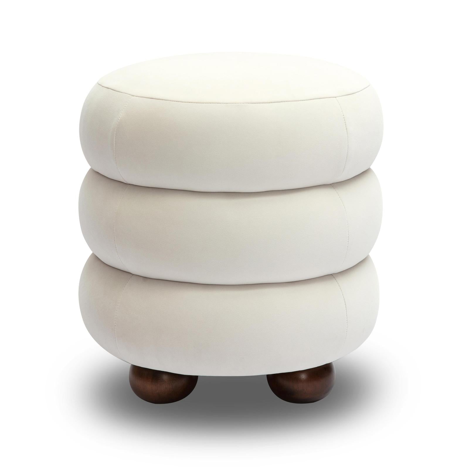 TOV Furniture Stefanie Performance Velvet Ottoman
