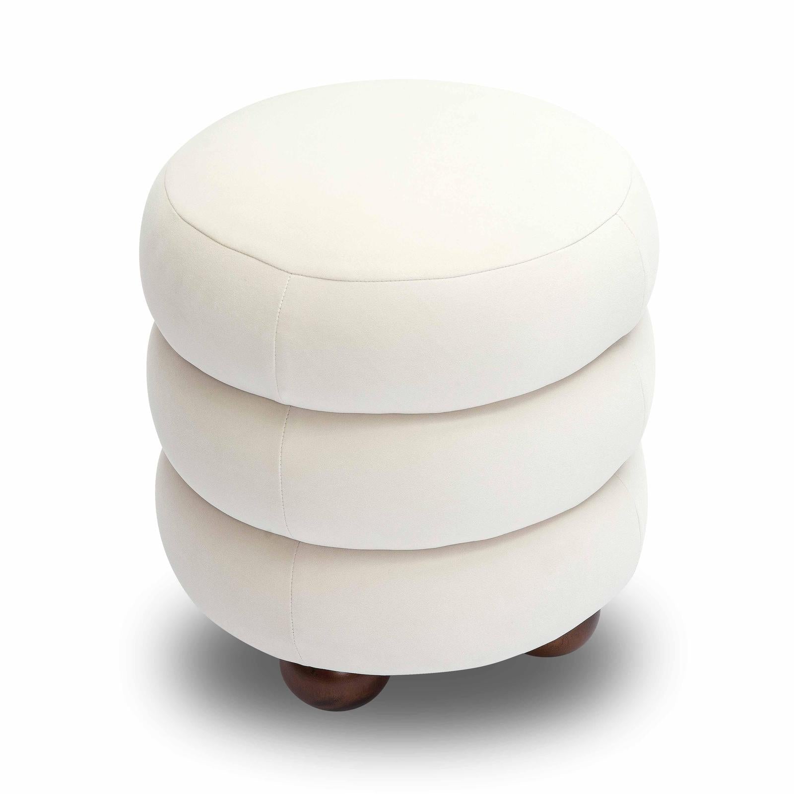 TOV Furniture Stefanie Performance Velvet Ottoman