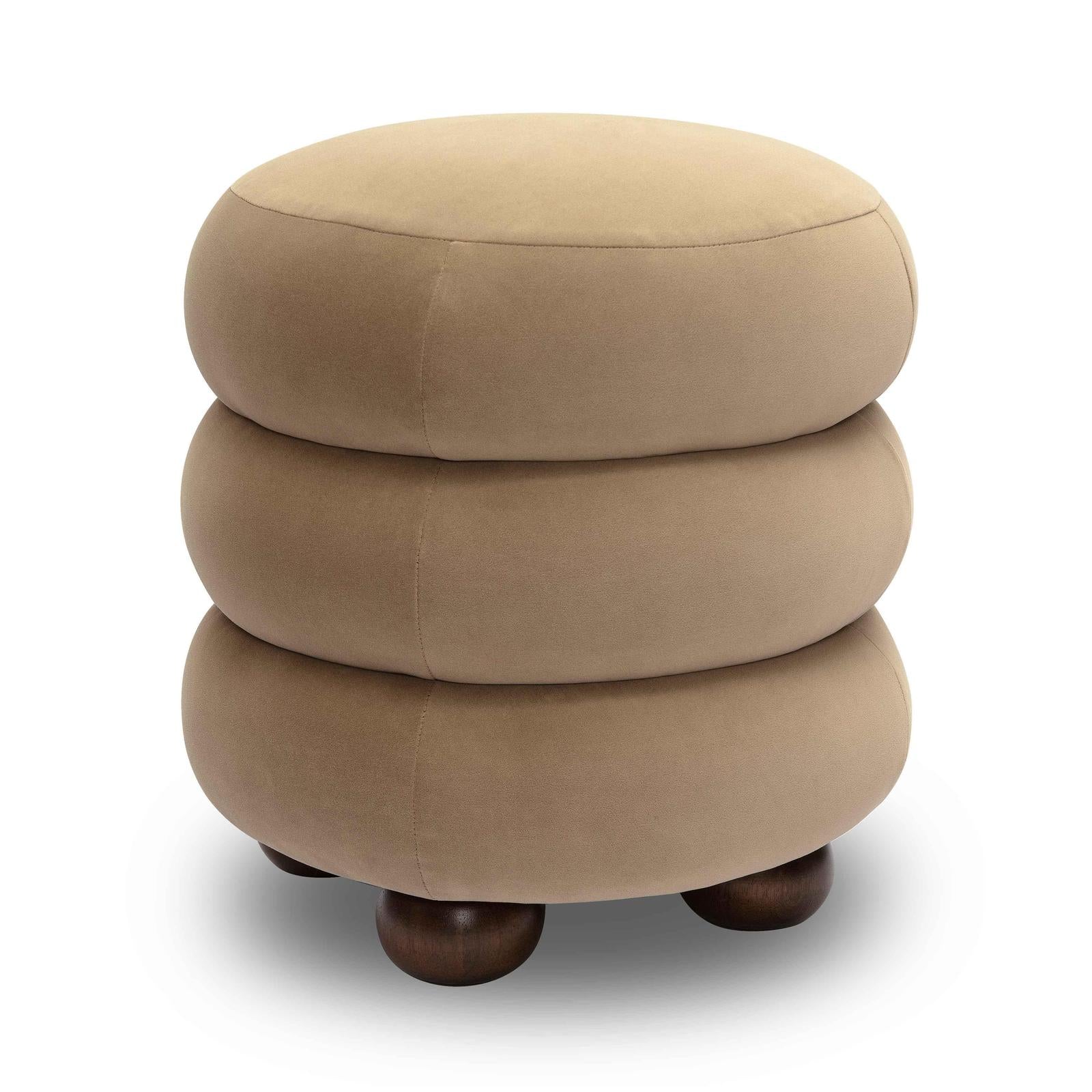 TOV Furniture Stefanie Performance Velvet Ottoman