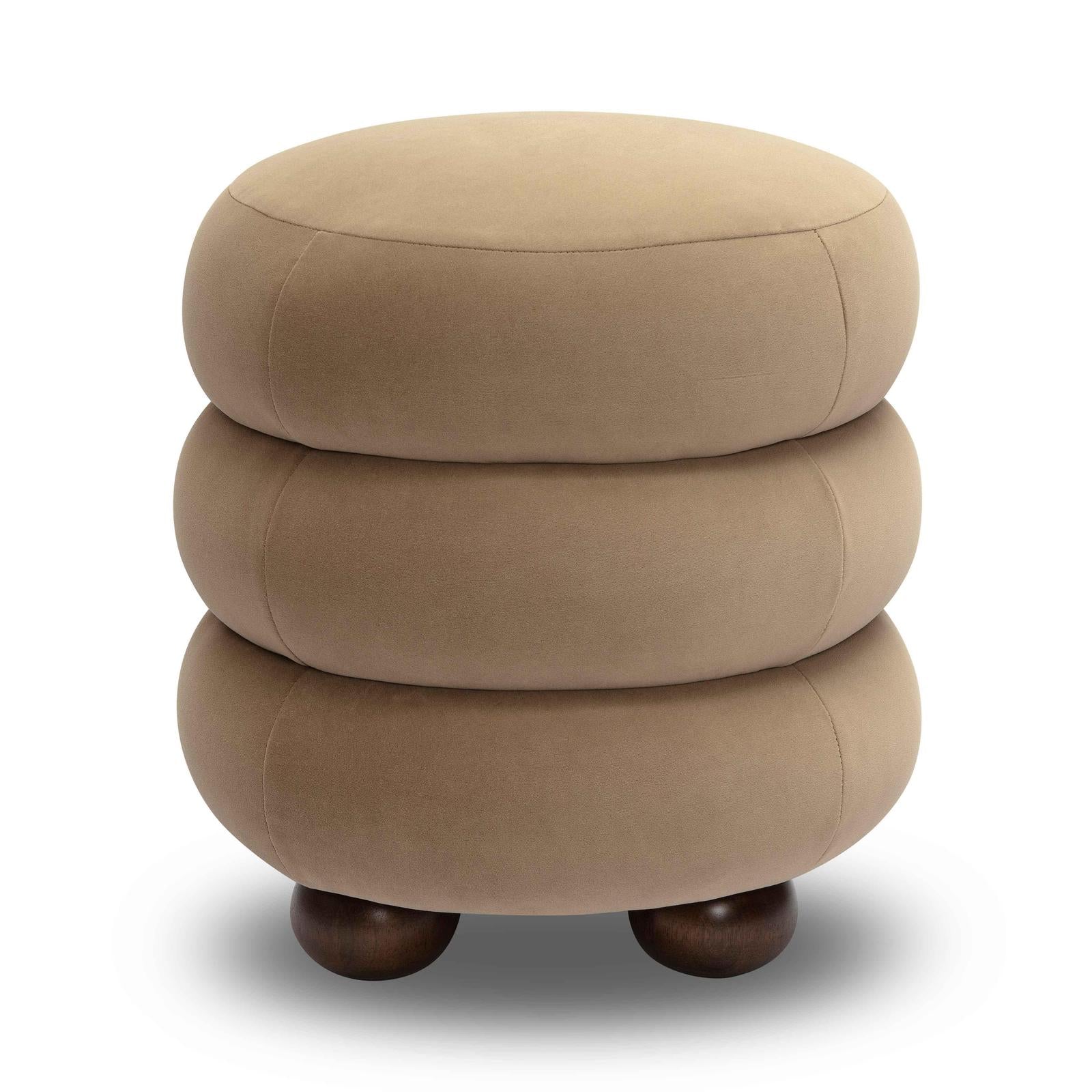 TOV Furniture Stefanie Performance Velvet Ottoman