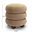 TOV Furniture Stefanie Performance Velvet Ottoman