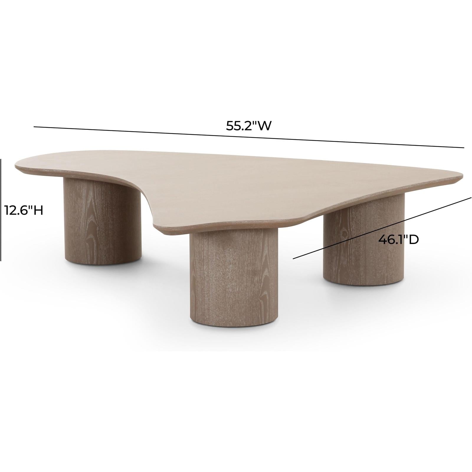 TOV Furniture Rhema Washed Ash Coffee Table