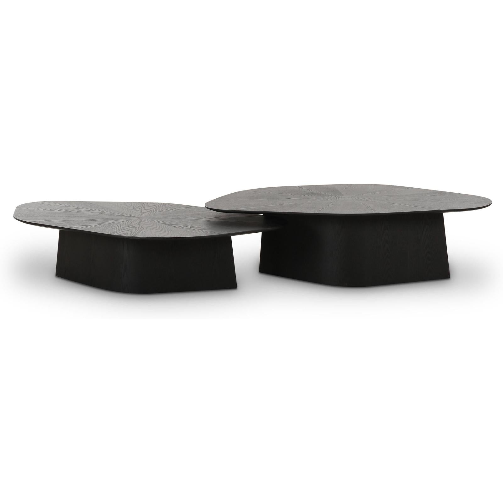 TOV Furniture Roche 2-Piece Ash Nesting Coffee Table Set