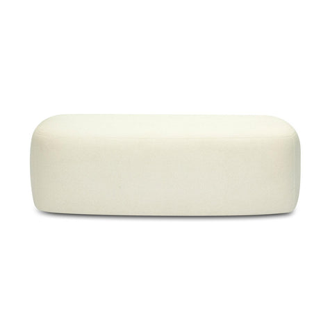 TOV Furniture Graceland Faux Mohair Bench